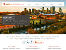 Tablet Screenshot of macenkomerkleygroup.com